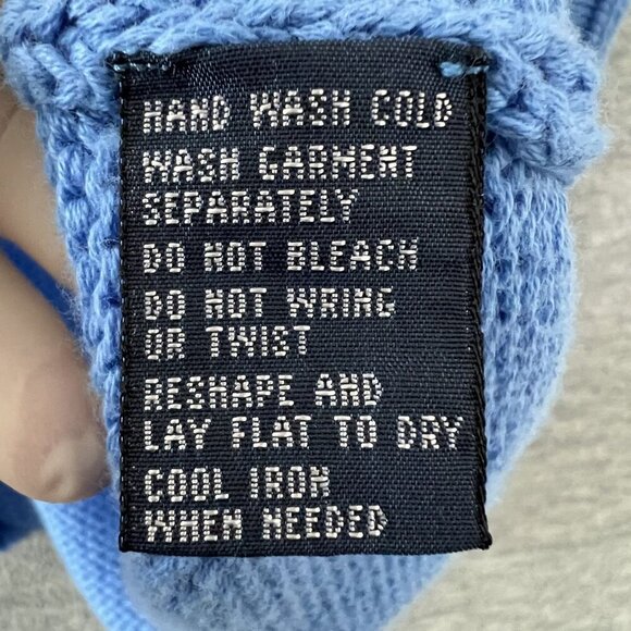 Polo Ralph Lauren Men L Crewneck Knit Sweater Green Pony Royal Blue Quiet Luxury - Picture 15 of 16